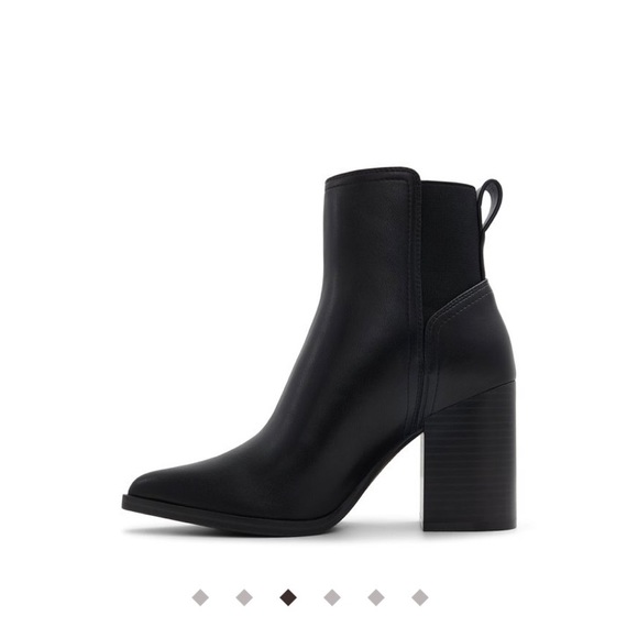 Call It Spring - “Liza” High heel chelsea booties - Block heel. VEGAN. Size 6 - Picture 4 of 13